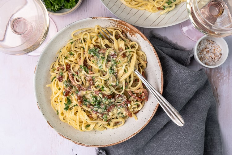Spaghetti-carbonara